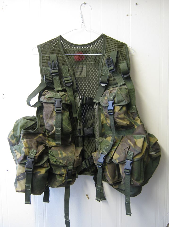 british army webbing vest